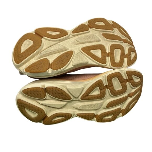 Hoka One One Bondi 8 Pink Orange Womens Athletic Running Shoes Size 9 B - Picture 6 of 9